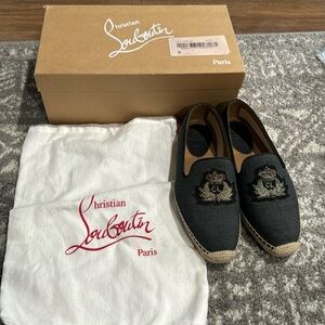 Authentic Christian Louboutin Nanou Orlato Flat, size 40